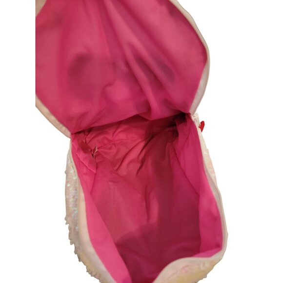 Ty Sequin Panda "Bamboo" Backpack With Adjustable Straps & Pink Lining - Picture 3 of 7